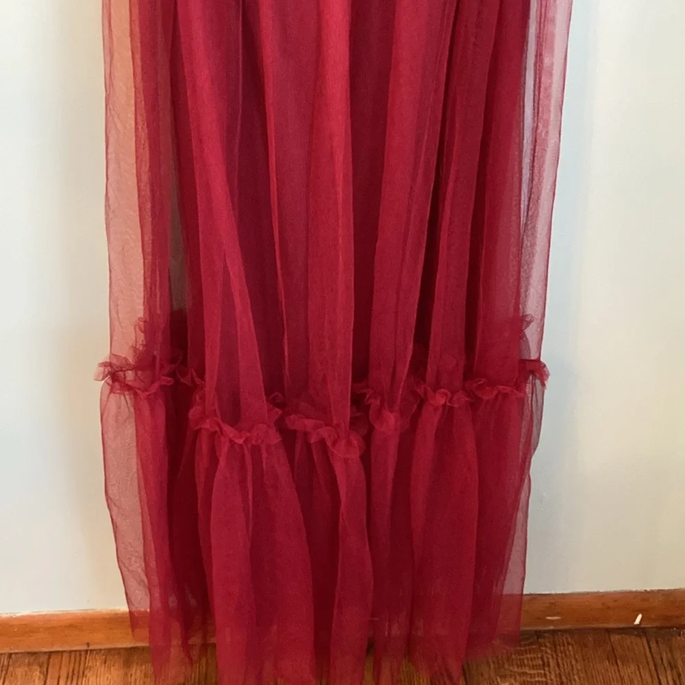 Ever Pretty maroon red bridesmaid dress - Picture 4 of 13